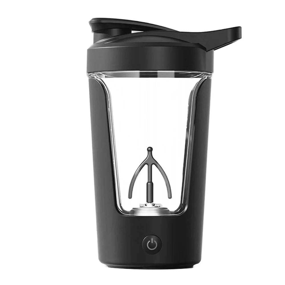 350ML Electric Protein Powder Mixing Cup - Automatic Shaker Bottle for Milk, Coffee, and Smoothies - Ideal for Gym and Outdoor Use