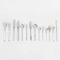 Sori Yanagi Stainless Steel and Birch Wood Handle Flatware